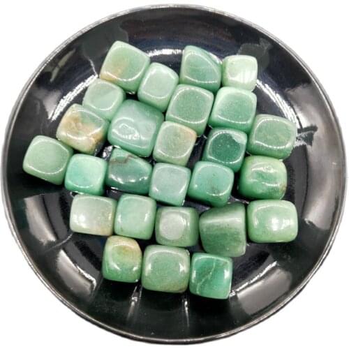 Handmade polished Green Aventurine Gravel Tumbled Stone Crystal Quartz Rocks Mineral Specimens Ornament Crystal Healing
