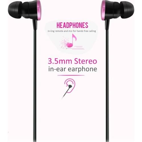 CHYI Wired HD Sound Music Earphones With Microphone Handsfree Stereo Extra Bass Headset 3.5mm In Ear Earbuds For Samsung Xiaomi