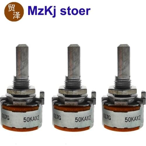 3PCS Japan ALPS RK16 20MM Rotary Potentiometer 50K 50KAX2 Audio Volume Control Pot New Original WH148