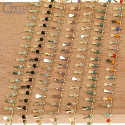 Cordial Design Bracelets Accessories/Copper Chain For Necklace/Hand Made/DIY Making/Crystal Chains/Jewelry Findings & Components