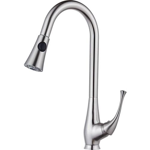 Kitchen Faucets Single Handle Antique Pull Out Kitchen Faucet Single Hole Handle Swivel 360 Degree Sink Mixer Tap Mixer Tap