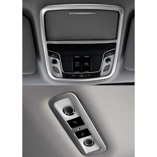 Reading Light Interior Front And Rear Cover Frame Trim For 2017-2021 Honda CRV CR-V New Car Decoration Accessories Style 2PCS