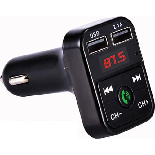 Handsfree Universal Car Audio Modulator Wireless Handsfree Fm Transmitter Lcd Mp3 Player USB Car Charger