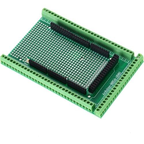1 set MEGA-2560 PCB Prototype Screw Terminal Terminal Block Shield Module Block Shield Board Kit Breakout Board
