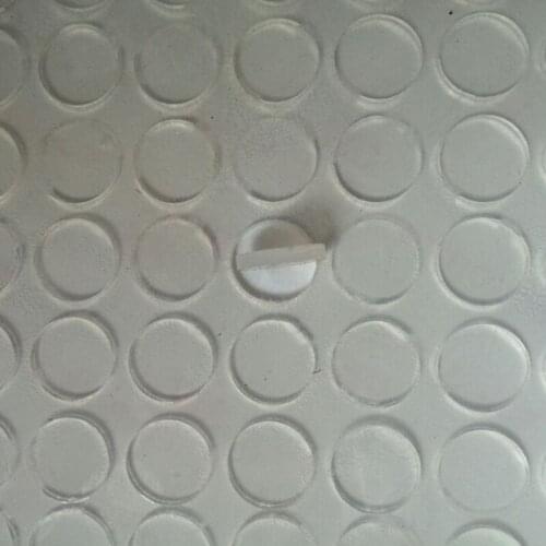 1000pcs 8mm x 1mm clear anti slip silicone rubber plastic bumper damper shock absorber 3M self-adhesive silicone feet pads