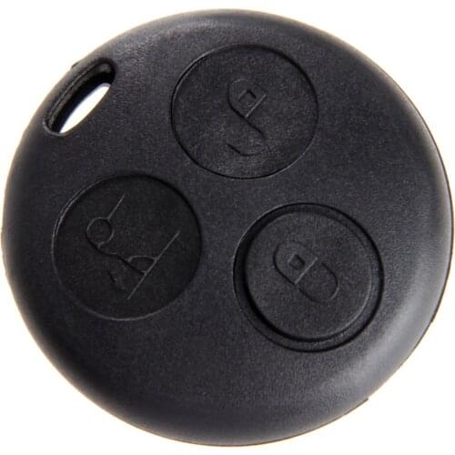 3 Button Auto Key Shell Case Replacement Fob For Mercedes Benz SMART Fortwo City Coupe Cabrio Crossblade Roadster