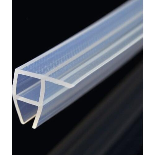 5M 6-12mm Silicone Rubber Window Sealing Frameless Glass Door Weatherstrip For Bathroom Screen Balcony Seal Hardware Accessories