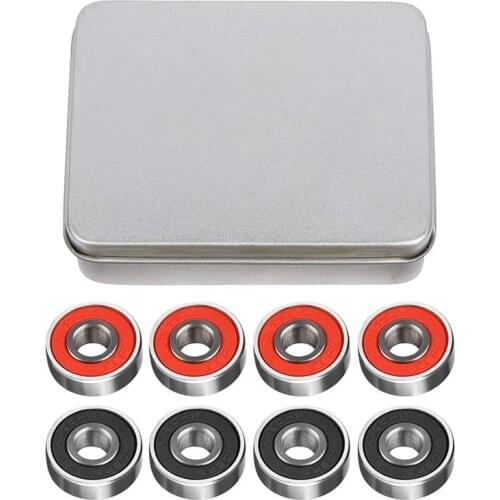 8 Pack ABEC-11 608ZB Skateboard Bearing Random Color High Speed Bearings Inline Skates Colorful Bearings Set NEW