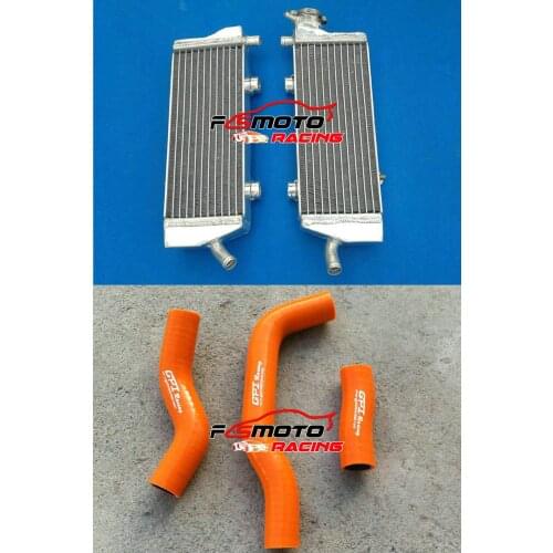 Aluminum Radiator+Silicone hose For KTM 450 SXF/SX-F/XC-F/XCF 2011 2012 2013 2014 450SXF 11 12 13 14