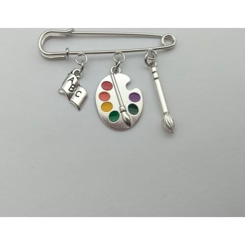 1 student supplies brooch, an essential learning tool for students, a good partner for teachers and classmates