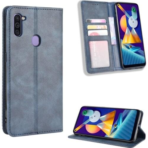 For Samsung Galaxy M11 SM-M115F/DSN Case Wallet Flip Style Leather Phone Bag Cover For Samsung Galaxy M11 M 11 With Photo Frame