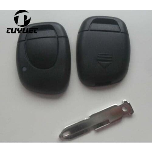 1 Button Uncut Blade Remote Key Shell For Renault Twingo Clio Kangoo Master Car Key Case without Battery Clamp