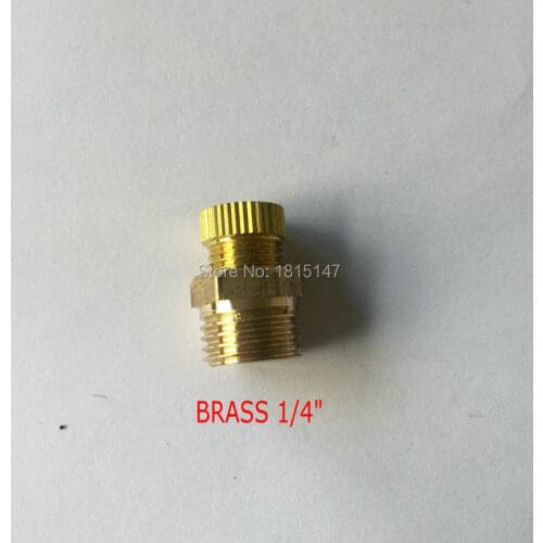 Air compressor drain valve. Bottom valve of compressor