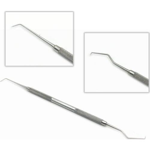 Double-ended Design Tooth Scaler Dentistry Instrument Dental Examine Teeth Cleaning Tool Stainless Steel Tooth Care Tool
