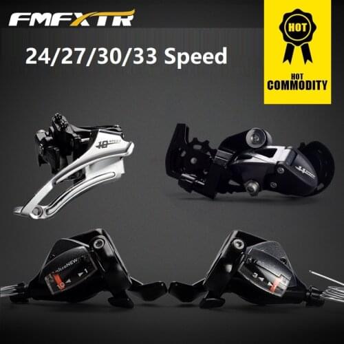 FMFXTR Bicycle Front Rear Derailleur & Shift Lever 3 8 9 10 11 Speed 24 27 30 33 Speed MTB Mountain Bike Derailleurs Microshift