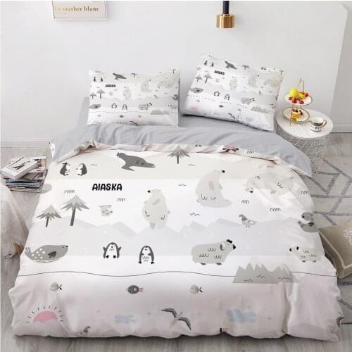 3D Luxury Bedding Sets Comforter Quilt Cover Duvet Set Twin King Queen Double Single Size Cartoon Design Custom Bedclothes