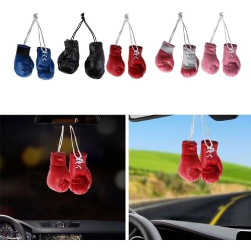 Mini Boxing Gloves Miniature Punching Gloves Holiday Christmas Ornament Hanging Decoration or Souvenir Display for Home
