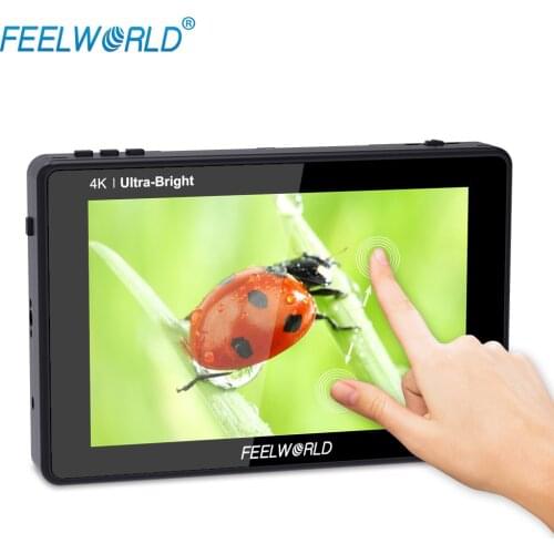 FEELWORLD LUT7S 7 Inch 4K Monitor 3D LUT Touch Screen Waveform 3G-SDI DSLR Camera Field Monitor 1920X1200 for Canon Nikon Sony