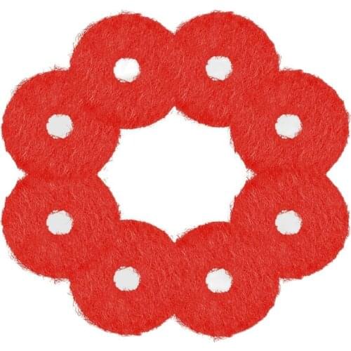 Piano Accessories 90Pcs/Set Piano Felt Washer Balance Rail Punchings Keyboard Tuning Repair Tools Piano Felt Washer