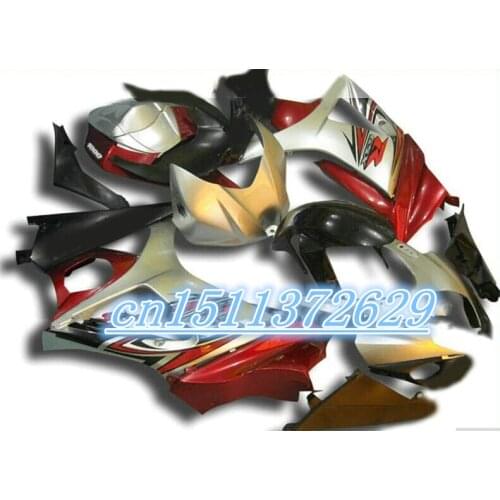 A GSX-R1000 Red silver K7 07 08 for SUZUKI GSXR1000 GSXR 1000 GSX R1000 2007 2008 K7 new Fairing Bodywork