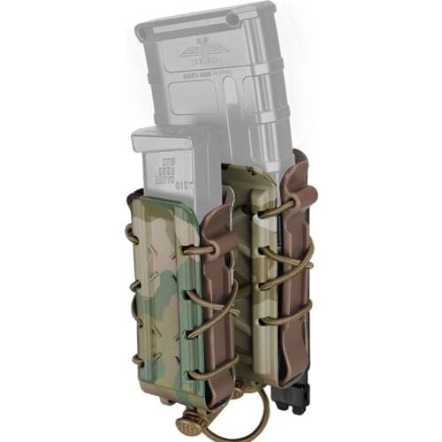 TMC Mag Pouch 5.56mm 7.62mm Rifle Magazine Pouches Molle Tactical Airsoft 9mm Pistol Holder TMC Poly Carrier Hunting polymer