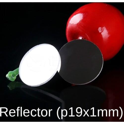 Reflector 19mmx1 Aluminum Film Reflector Can Be Customized High Light Transmission Reflectance Imported Glass round Plate