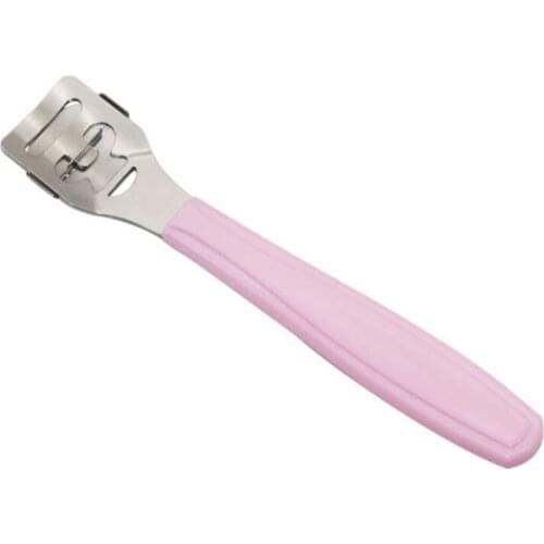 H7JC Professional Stainless Steel Callus Corn Hard Skin Remover Plastic Handle Foot Rasp Heel File Scrubber Pedicure Nail Care