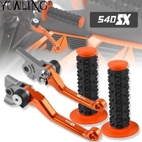 For 540SX 540 SX 2001 2002 2003 2004 2005 2006 Motorcycle Aluminum Dirt Bike Brake Clutch Levers Rubber Handle Bar Accessories