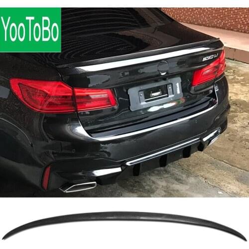 G30 Carbon Fiber M5 Look Boot Spoiler for BMW 5 Series G30 525 528 530 540LiLe Rear Spoiler Wing 2018