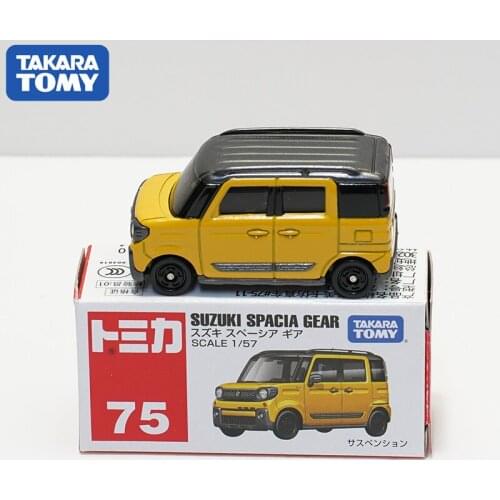 Takara Tomy Tomica 1:57 JDM Suzuki Spacia Gear Minicar Alloy Diorama Car Model Collection Miniature Carros NO75 Toys