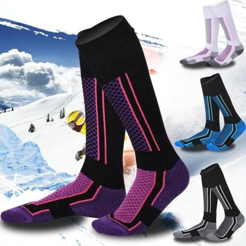 Men Women Winter Warm Thermal Ski Socks Thick Cotton Sports Snowboard Cycling Skiing Soccer Socks Thermosocks Leg Warmers Sock