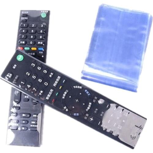 5pcs/lot 27x11cm TV Remote Control Dustproof Bag Thermal Shrinkage Film Air Condition Remote Case Cover Protective Anti-dust Bag