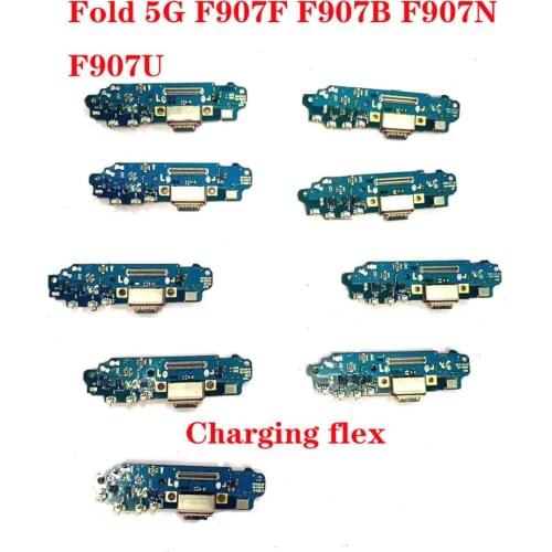 For Samsung Galaxy Fold 5G F907F F907U F907N Original USB Charger Charging Port Ribbon Flex Cable USB Dock Connector Board