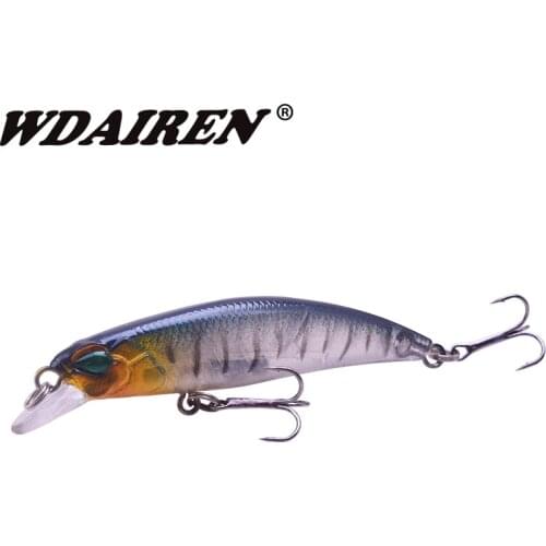 1Pcs Minnow Fishing Lure 65mm 3.8g Floating Fishing Wobblers Artificial Hard bait Crankbait Bass Pike isca Fishing Tackle