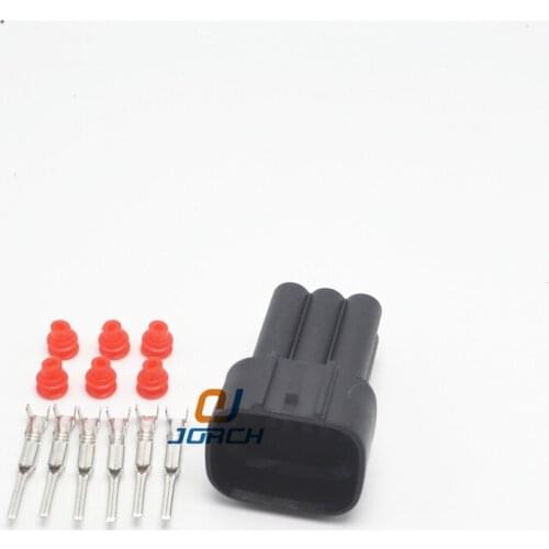 5 sets sumitomo 6pin automotive waterproof wire connector plug male part of 6189-0029