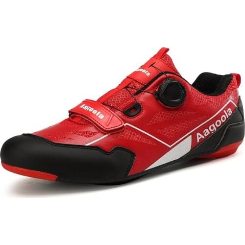 BETOOSEN Mens Road Spin Cycling Shoes with Quick lace Compatible SPD Cleats Self-Locking