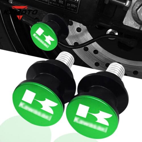 For Kawasaki Z750R Z750/S Z250 Ninja 250 300 ER-6N ER-6F VULCAN/S 650 Swingarm Slider Spools Stand Screws Motorcycle Accessories