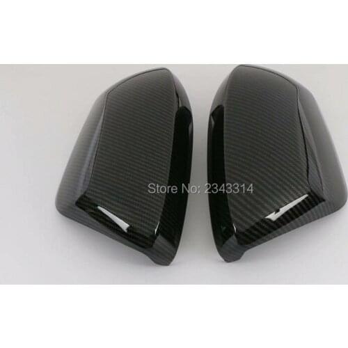 For Toyota Auris Corolla Sport E210 2019 2020 Carbon Fiber Rearview Mirror Shell Decorative Frame Cover Trim ABS Chrome Trim