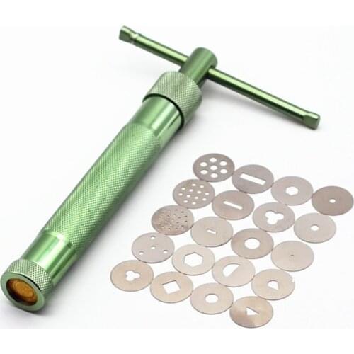 19 Discs Pottery Clay Clay Extruder Craft Cake Sculpture Sugarcraft Sculpt Modeling Tool High Quality