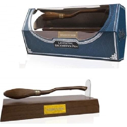 Harries Potter Cosplay Fans Prop Levitating Broomstick Pen Nimbus 2000 Magic Tricks Collection Action Figure Toy For Children