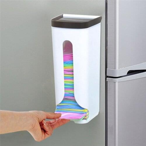 Hot Selling Plastic Bag Storage Box Organizer Garbage Bags Collection Box Newest Organizer Case Housekeeping Container