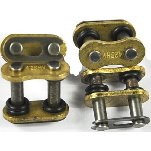 LOPOR 2 Pieces With size of 428 Motorcycle Chain Connecting Master Link W/ O-Ring Seal Chain Buckle