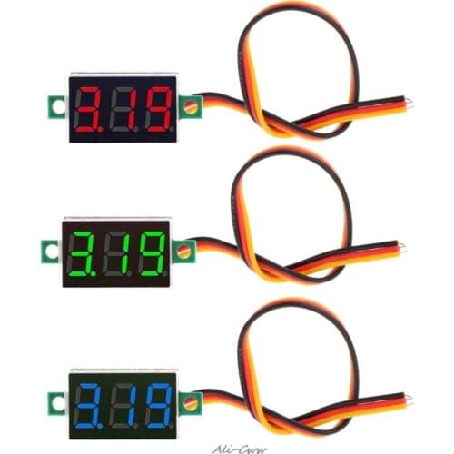 Mini 0.36 inch DC 0-100v 3 bits Digital Red LED Display Panel Voltage Meter Voltmeter tester
