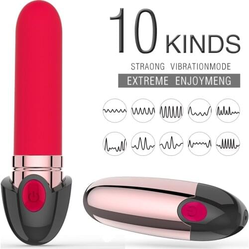 Mini Bullet Vibrator Vibrating Lipstick Waterproof Portable Jump Egg Massager Sexry Erotic Adult Sex Toy Products for Women