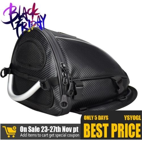 Motorcycle Tail Bag Motorbike Seat Back Bag Saddle Bag Rear Seat Package Motorcycle Travel Saddle Tail Handbag