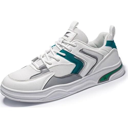 2021 New Sports Shoes Mens Breathable Casual Mesh Shoes Comfort Increase Lace-up Non-slip Low-top Running Shoes