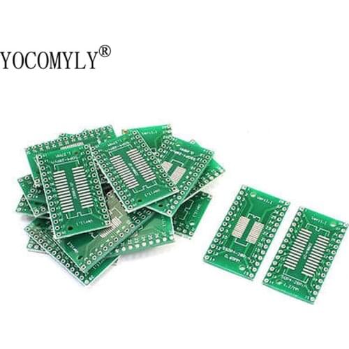 20Pcs SOP28 SSOP28 TSSOP28 to DIP28 0.65/1.27mm PCB Adapter Socket Board
