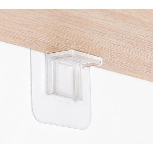 Right-angle Hook Partition Support Frame Punch-free Partition Bracket Strong Nail-free Household Flat Storage Board Support Hook