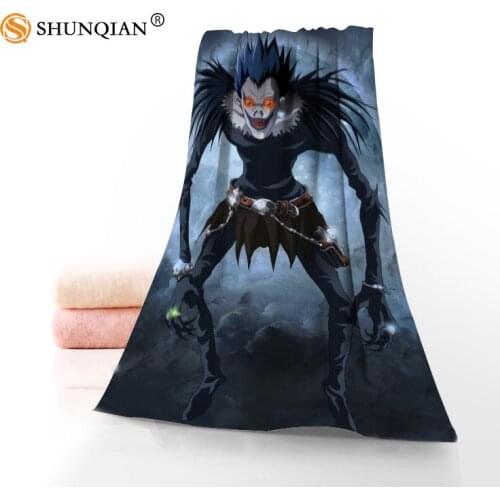 New Arrive Custom Death Note 35x75cm 70x140cm Towels Facecloth Bath Towel Microfiber Washcloth Quick drying Sports Towel