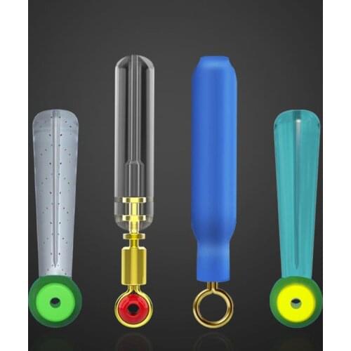 25pcs/ Set Mixed Size Drift Fishing Floats Seat Copper Head Silica Gel Silica Bobber for Led Fishing Float Rotation Buoy Seat